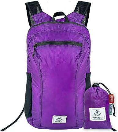 Purple ultralight hiking daypack 16L