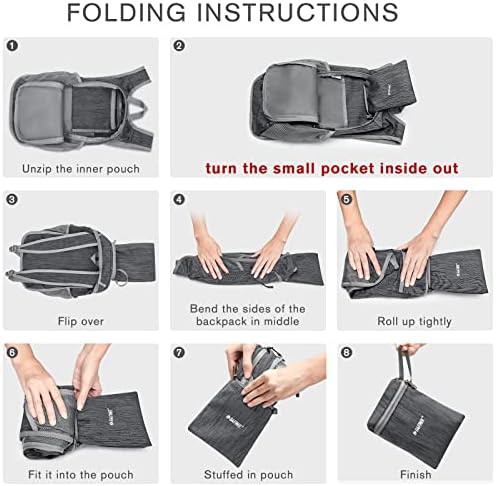 Compact 10l hiking daypack pouch — photo 5