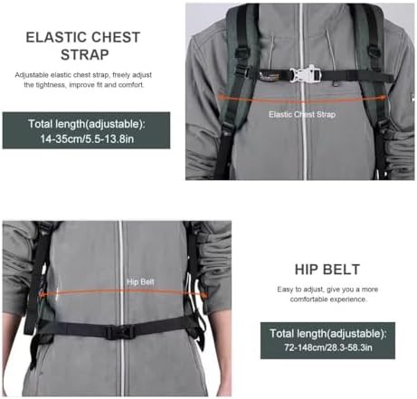 Men Ultralight Forty Liter Travel Backpack — photo 3