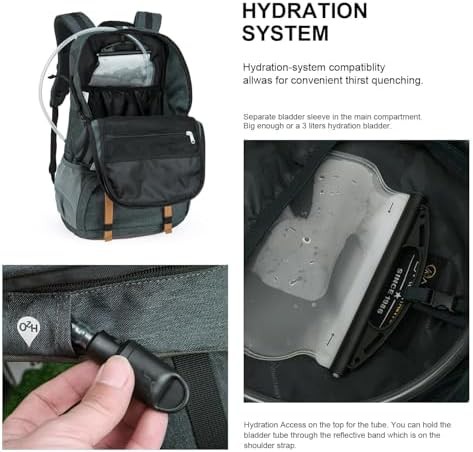 Men Ultralight Forty Liter Travel Backpack — photo 4