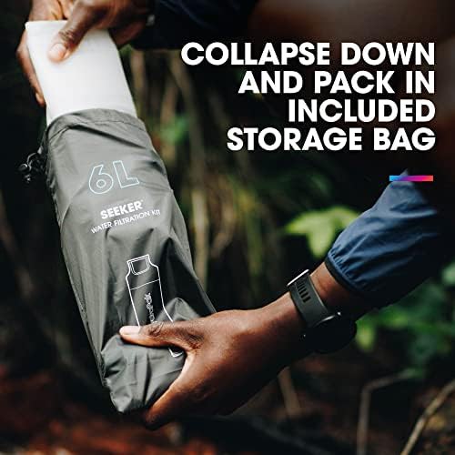 Seeker plus collapsible water filtration storage 6L — photo 4