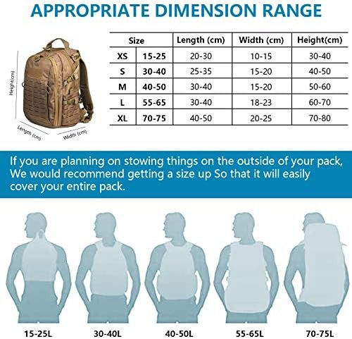Small Waterproof Backpack Rain Cover — photo 3