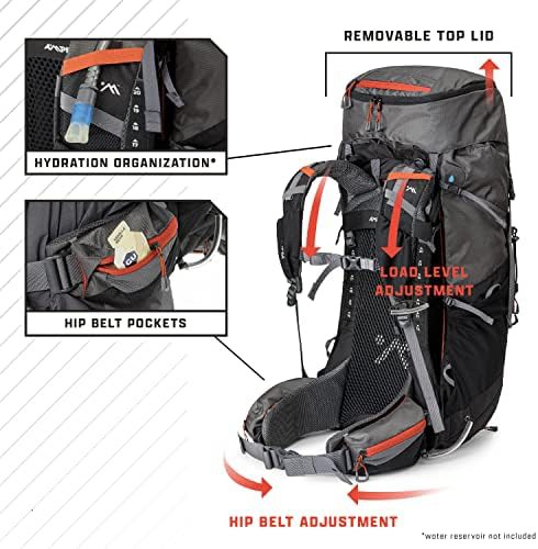 Ultralight 50 Liter Hiking Backpack for Camping — photo 4