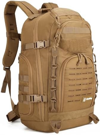 45L tactical molle backpack khaki
