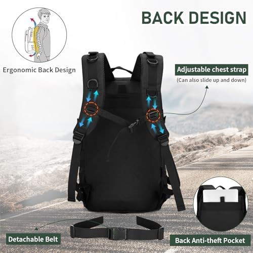 45L laptop tactical camping rucksack — photo 4