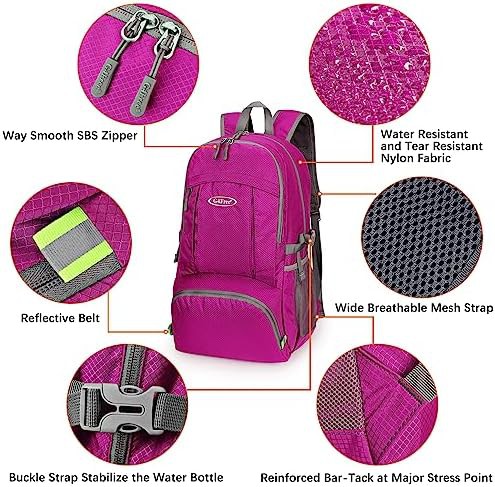 Waterproof 40l hiking travel daypack — photo 4