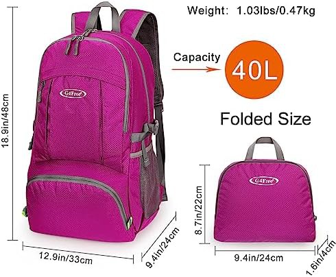 Waterproof 40l hiking travel daypack — photo 5