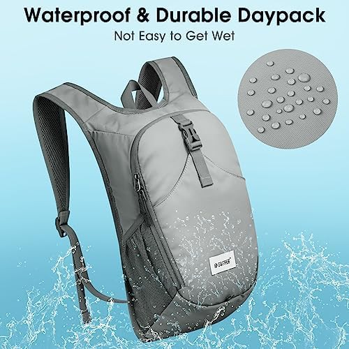 Small ultralight travel hiking backpack 10l — photo 3