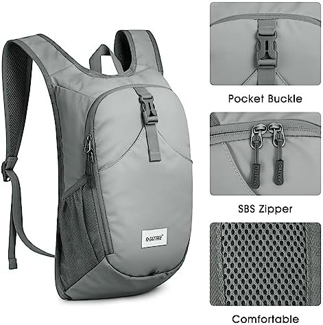 Small ultralight travel hiking backpack 10l — photo 5