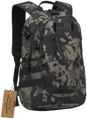 Tactical motorcycle backpack with patch