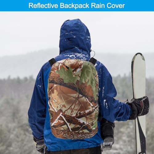 Waterproof rucksack cover two pack leaf camo — photo 4