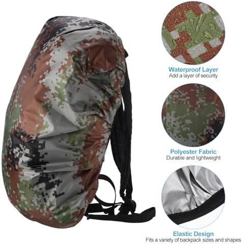 Waterproof rucksack cover digital camouflage medium — photo 3
