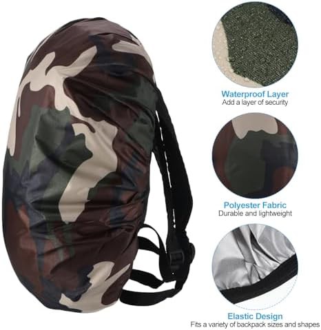 Waterproof rucksack cover classic camo extra large — photo 3