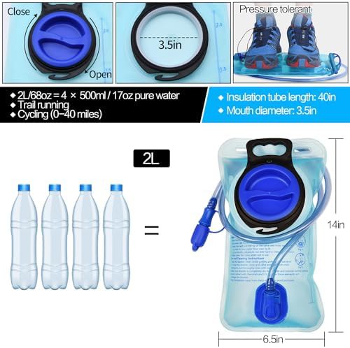 Blue cycling hydration bladder 2l single — photo 3