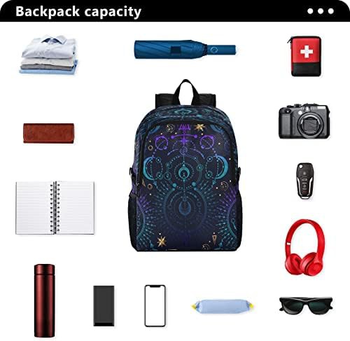 Moon star witchy blue packable daypack — photo 5