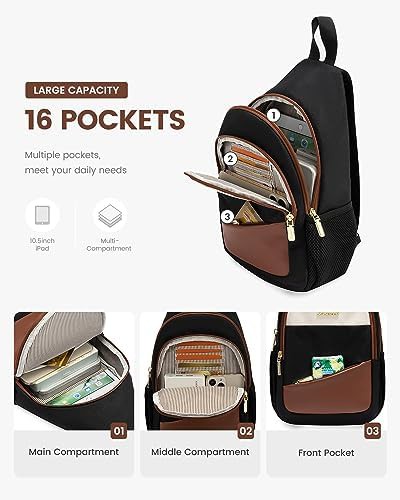 Women's convertible sling backpack crossbody bag — photo 4