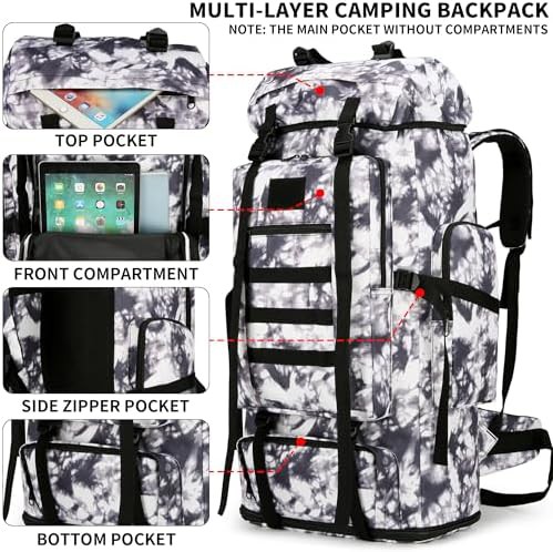 70l tactical assault hiking rucksack — photo 3