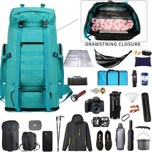 100l military rucksack camping pack — photo 4