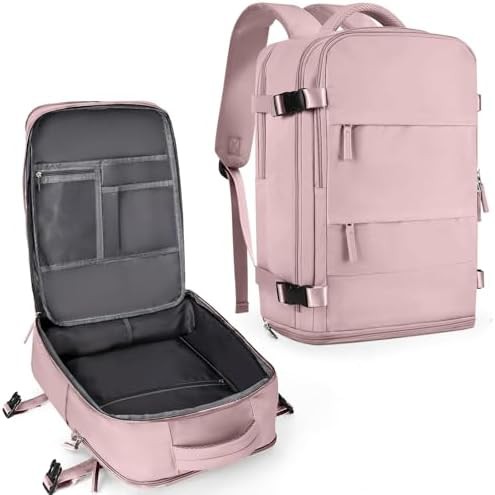 Pink purple waterproof hiking backpack for outdoor sports