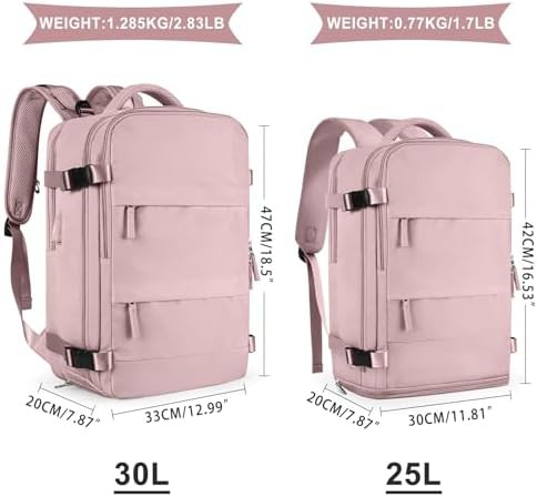 Pink purple waterproof hiking backpack for outdoor sports — photo 4