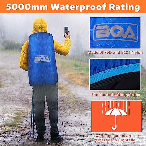Waterproof backpack rain cover with anti slip buckle — photo 5