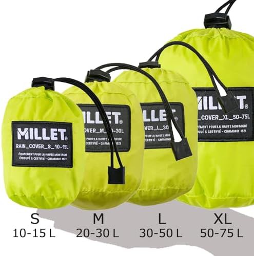 Yellow logo raincover 30l backpack cover — photo 5
