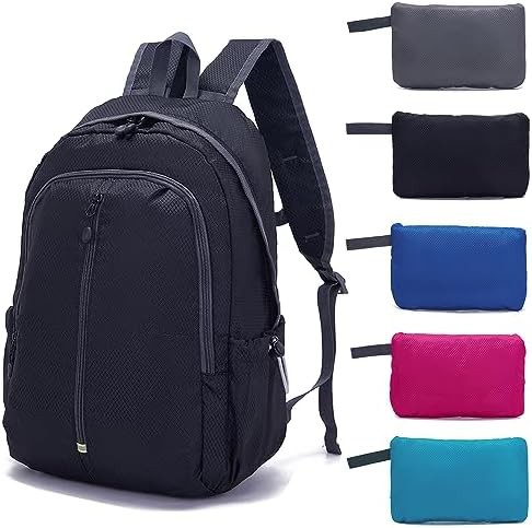 Waterproof 25L Black Hiking Daypack