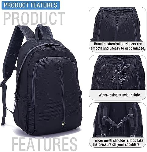 Waterproof 25L Black Hiking Daypack — photo 3