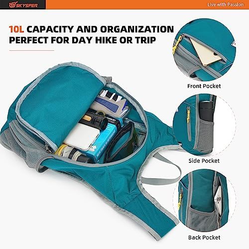 Cyan 10L travel day pack for hiking — photo 3