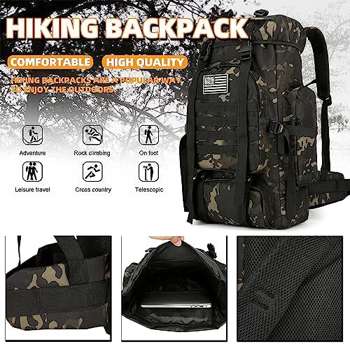 45L black waterproof travel daypack — photo 5