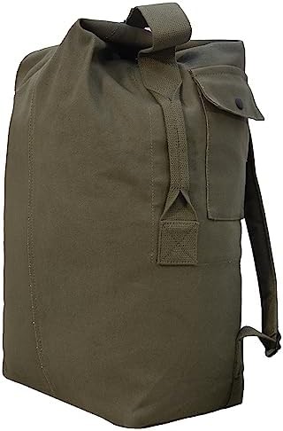 Nomad canvas duffle backpack military style