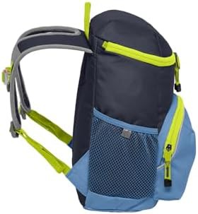Night blue reflective unisex kids backpack — photo 4