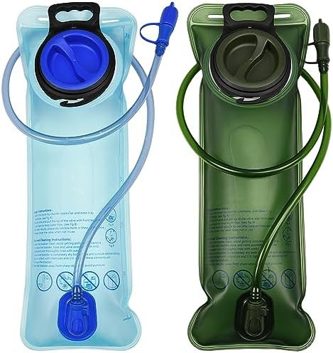 Blue camping hydration bladder 3l two pack