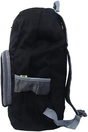 Black mountaineering camping daypack 25L — photo 5