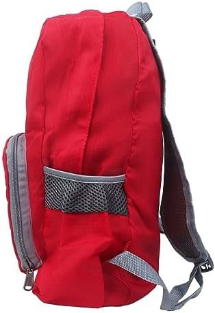 Red mountaineering travel daypack 25L — photo 4