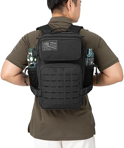 Black Military Tactical 25L Molle Daypack — photo 4