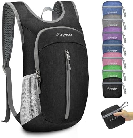 Black 10l ultra lightweight bag