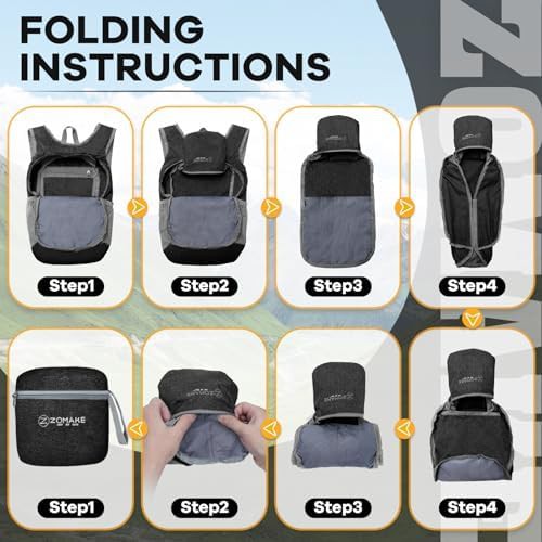 Black 10l ultra lightweight bag — photo 5