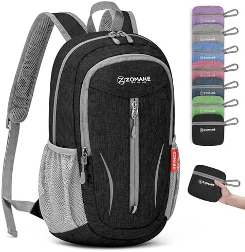 Blue 10L small foldable daypack