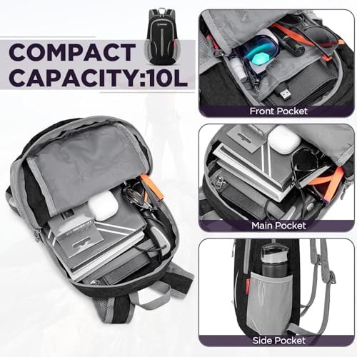Blue 10L small foldable daypack — photo 3