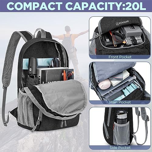 Grey 20l small foldable daypack for hiking — photo 3