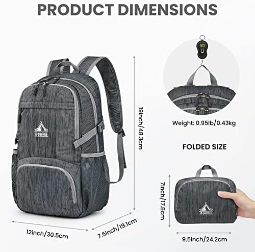 Dual purpose lightweight packable backpack 20l — photo 5