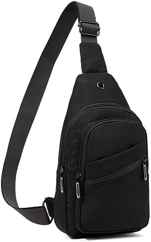 Mens outdoor travel crossbody sling daypack