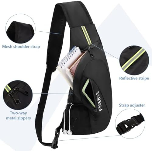 Brown Lightweight Packable Crossbody Hiking Sling — photo 5