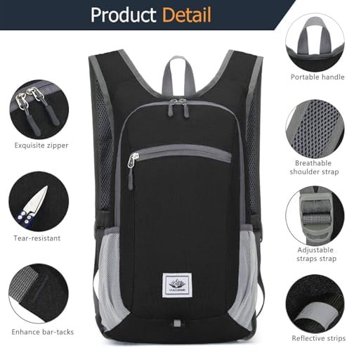 Packable Lightweight Travel Daypack 15L — photo 3