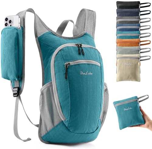 Teal Blue Small Hiking Daypack