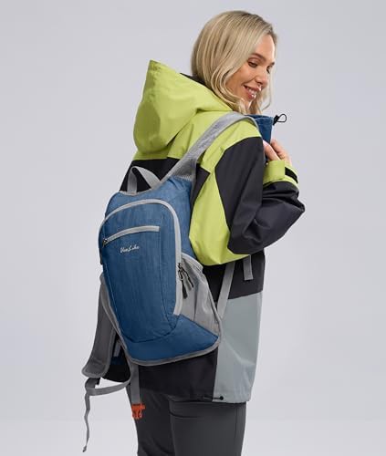 Navy Blue Packable Travel Backpack — photo 3
