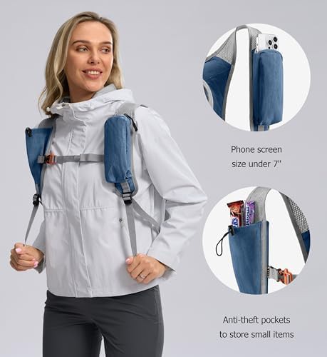 Navy Blue Packable Travel Backpack — photo 4