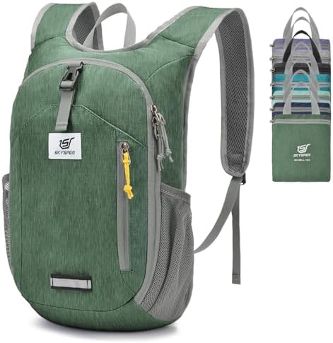 Green 10L packable lightweight travel pack