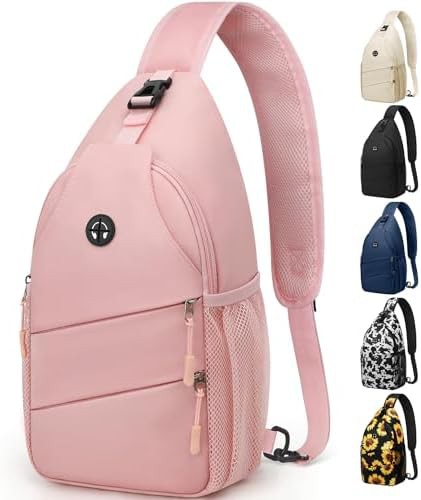Mens trendy crossbody sling backpack